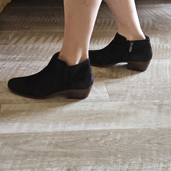 Sam Edelman Betty Suede Leather Ankle Booties - Picture 11 of 16